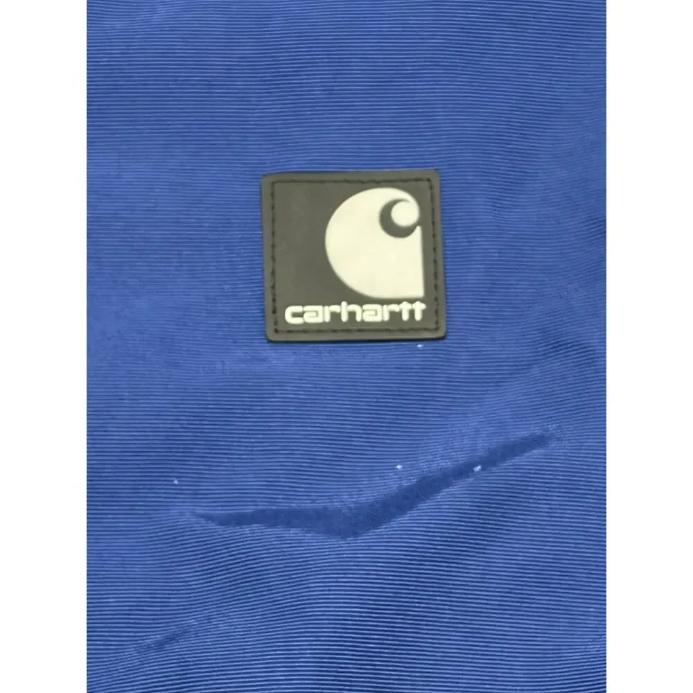 CARHARTT USA HOODED ROYAL BLUE WORK JACKET FULL ZIP MENS SIZE MEDIUM